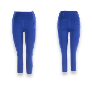 NWOT Lululemon Fast and Free High-Rise Crop 19" Psychic Blue size 2